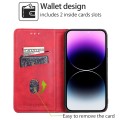 For OPPO Find X7 5G Cow Texture Magnetic Leather Phone Case(Red)