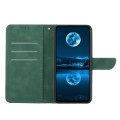 For Motorola Moto E22 / E22i 4G Stitching Embossed Leather Phone Case(Green)