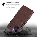 For Xiaomi Redmi Note 13R Pro 5G Cow Texture Magnetic Leather Phone Case(Dark Brown)