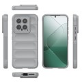 For Xiaomi 14 5G Magic Shield TPU + Flannel Phone Case(Grey)