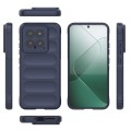 For Xiaomi 14 5G Magic Shield TPU + Flannel Phone Case(Dark Blue)