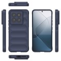 For Xiaomi 14 Pro 5G Magic Shield TPU + Flannel Phone Case(Dark Blue)