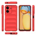 For Xiaomi Redmi 13C 4G Global Magic Shield TPU + Flannel Phone Case(Red)