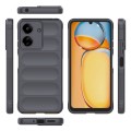 For Xiaomi Redmi 13C 4G Global Magic Shield TPU + Flannel Phone Case(Dark Grey)