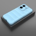 For Xiaomi Redmi 13C 4G Global Magic Shield TPU + Flannel Phone Case(Light Blue)