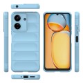 For Xiaomi Redmi 13C 4G Global Magic Shield TPU + Flannel Phone Case(Light Blue)