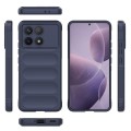 For Xiaomi Redmi K70 / K70 Pro 5G Magic Shield TPU + Flannel Phone Case(Dark Blue)