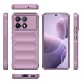 For Xiaomi Redmi K70 / K70 Pro 5G Magic Shield TPU + Flannel Phone Case(Purple)