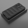For Xiaomi Redmi 13C 5G Magic Shield TPU + Flannel Phone Case(Black)
