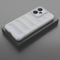 For Xiaomi Redmi 13C 5G Magic Shield TPU + Flannel Phone Case(Grey)