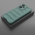 For Xiaomi Redmi 13C 5G Magic Shield TPU + Flannel Phone Case(Dark Green)