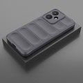 For Xiaomi Redmi 13C 5G Magic Shield TPU + Flannel Phone Case(Dark Grey)