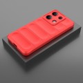 For Xiaomi Redmi Note 13 4G Global Magic Shield TPU + Flannel Phone Case(Red)
