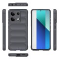 For Xiaomi Redmi Note 13 4G Global Magic Shield TPU + Flannel Phone Case(Dark Grey)