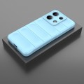 For Xiaomi Redmi Note 13 4G Global Magic Shield TPU + Flannel Phone Case(Light Blue)