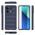 For Xiaomi Redmi Note 13 4G Global Magic Shield TPU + Flannel Phone Case(Dark Blue)
