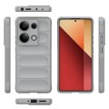 For Xiaomi Redmi Note 13 Pro 4G Global Magic Shield TPU + Flannel Phone Case(Grey)