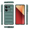 For Xiaomi Redmi Note 13 Pro 4G Global Magic Shield TPU + Flannel Phone Case(Dark Green)