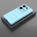 For Xiaomi Redmi Note 13 Pro 4G Global Magic Shield TPU + Flannel Phone Case(Light Blue)