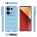 For Xiaomi Redmi Note 13 Pro 4G Global Magic Shield TPU + Flannel Phone Case(Light Blue)