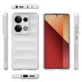 For Xiaomi Redmi Note 13 Pro 4G Global Magic Shield TPU + Flannel Phone Case(White)