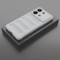 For Xiaomi Redmi Note 13R Pro 5G Magic Shield TPU + Flannel Phone Case(Grey)