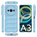 For Xiaomi Redmi A3 4G Global Magic Shield TPU + Flannel Phone Case(Light Blue)