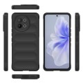 For vivo S18E 5G Magic Shield TPU + Flannel Phone Case(Black)