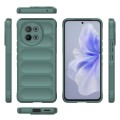 For vivo S18E 5G Magic Shield TPU + Flannel Phone Case(Dark Green)