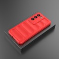 For vivo Y200E 5G Global / Y100 5G IDN Magic Shield TPU + Flannel Phone Case(Red)