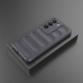 For vivo Y200E 5G Global / Y100 5G IDN Magic Shield TPU + Flannel Phone Case(Dark Grey)