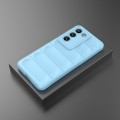 For vivo Y200E 5G Global / Y100 5G IDN Magic Shield TPU + Flannel Phone Case(Light Blue)