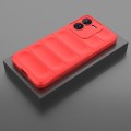 For vivo iQOO Z9 5G Magic Shield TPU + Flannel Phone Case(Red)