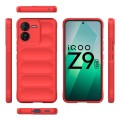 For vivo iQOO Z9 5G Magic Shield TPU + Flannel Phone Case(Red)