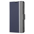 For OPPO Find X7 5G Twill Texture Side Button Leather Phone Case(Blue)