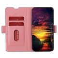 For Xiaomi Redmi Note 13 4G Twill Texture Side Button Leather Phone Case(Pink)