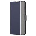 For Nokia C300 4G US Edition Twill Texture Side Button Leather Phone Case(Blue)