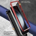 For Samsung Galaxy S22+ 5G Armor Series Holder Phone Case(Red)