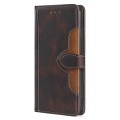 For Infinix Note 40 4G Skin Feel Magnetic Buckle Leather Phone Case(Brown)