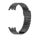 For Xiaomi Mi Band 8 Mijobs Bamboo Buckle Stainless Steel Watch Band(Black)