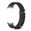 For Xiaomi Mi Band 8 Mijobs Marine Silicone Breathable Watch Band(Black)