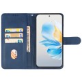 For Honor 100 Leather Phone Case(Blue)