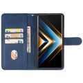 For Honor X50 GT Leather Phone Case(Blue)