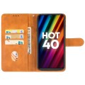 For Infinix Hot 40 Leather Phone Case(Brown)