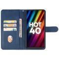 For Infinix Hot 40 Leather Phone Case(Blue)