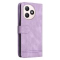 For Honor X50i+ Skin Feel Life Tree Metal Button Leather Phone Case(Purple)