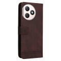 For Honor X50i+ Skin Feel Life Tree Metal Button Leather Phone Case(Brown)