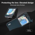 For Samsung Galaxy Z Flip5 ABEEL Genuine Leather Xiaoya Series Phone Case(Dark Green)