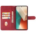 For Xiaomi Redmi Note 13 5G Leather Phone Case(Red)