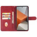 For Xiaomi Redmi Note 13 Pro+ Leather Phone Case(Red)